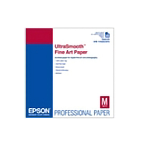 エプソン　ＵｌｔｒａＳｍｏｏｔｈ　Ｆｉｎｅ　Ａｒｔ　Ｐａｐｅｒ　（Ａ２／２５枚）　■お取り寄せ品