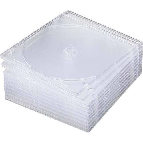 ＣＤ／ＤＶＤスリムプラケース　ＰＳ製　１０枚パック