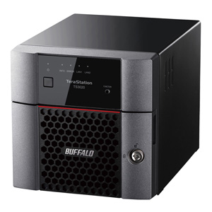 ＴｅｒａＳｔａｔｉｏｎ　ＴＳ３２２０ＤＮシリーズ　２ベイデスクトップＮＡＳ　２ＴＢ　■２営業日内届