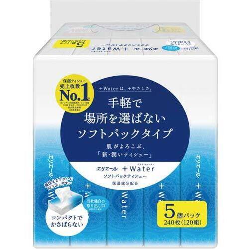 エリエール＋Ｗａｔｅｒソフトパック１２０Ｗ５Ｐ&times;３