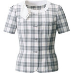 グレーオーバーブラウス　１３号　ＡＲ７６０１－３