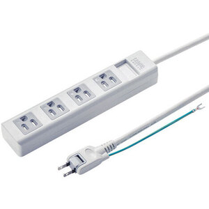３Ｐ・４個口オートシャッター付き電源タップ（マグネット付き・５ｍ）　ＴＡＰ－ＳＨ３４５０ＭＧ　■お取り寄せ品