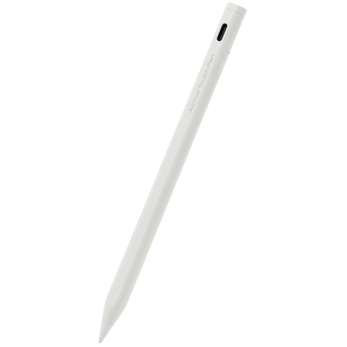 タッチペン／スタイラス／ｉＰａｄ専用／ＵＳＢ－Ｃ充電／ホワイト　Ｐ－ＴＰＡＣＳＴＡＰ０２ＷＨ　■２営業日内届