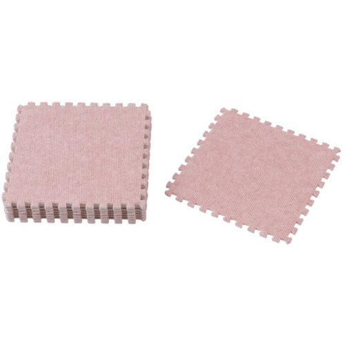 ジョイントマットカーペット３２&times;３２　９枚入ピンク　【お取り寄せ品】１０営業日以内届