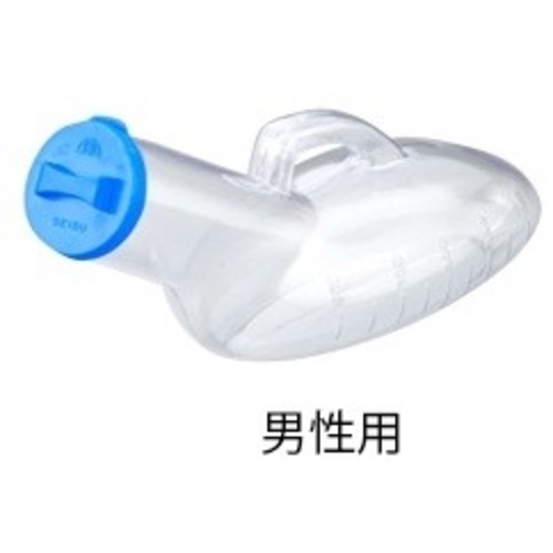 透明尿器　（男性用／９００ｍＬ）　透明尿器（ＰＶＣ）　０－３６１－０６　●ご注文は２個から