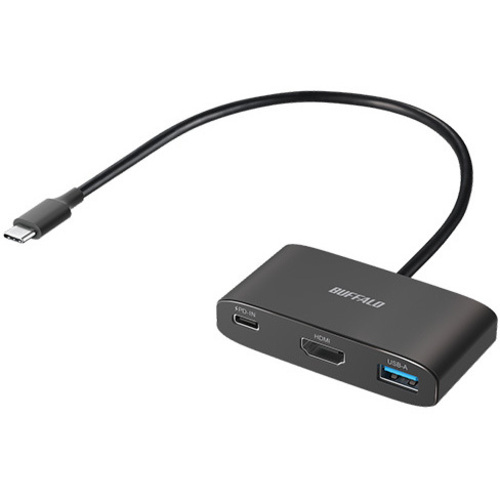 ＵＳＢ－Ｃ　３．２　Ｇｅｎ１　バスパワー　３ポートハブ　ＰＤ対応　ブラック　ＢＳＨ３Ｕ３３０Ｃ１ＰＢＫ　■お取り寄せ品