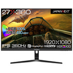 ゲーミング液晶ディスプレイ／２７型／１９２０×１０８０／ＨＤＭＩ×２、ＤＰ×２／ブラック／スピーカー：有　■２営業日内届