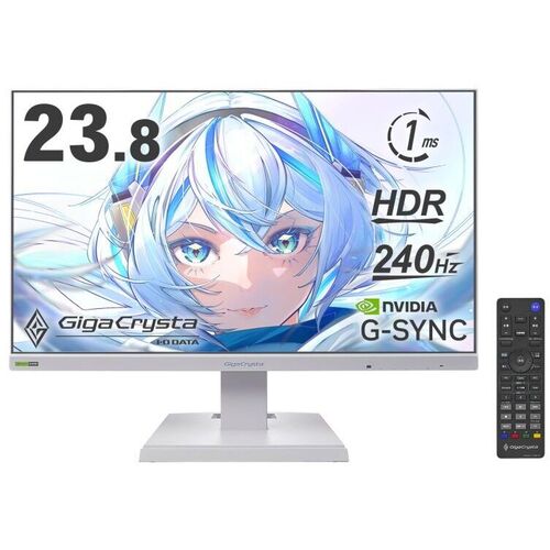 ゲーミングディスプレイ　２３．８型／ホワイト／２４０Ｈｚ／５Ｙ保証　ＬＣＤ－ＧＤ２４２ＵＤＷ　■お取り寄せ品