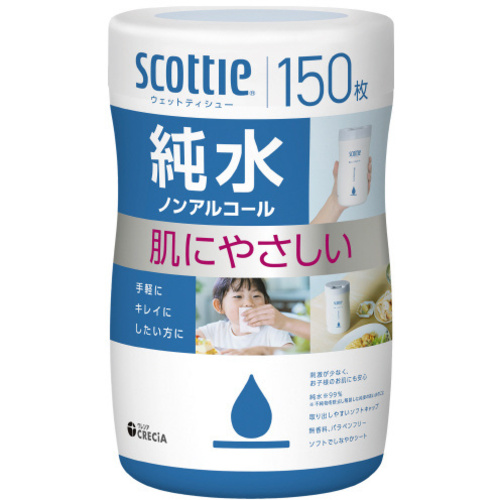 スコッティ　ウェット　純水ノンアル　本体　１５０枚