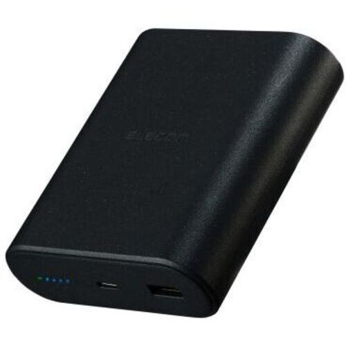 モバイルバッテリー／ナトリウムイオン／４５Ｗ／９０００ｍＡｈ／ブラック　ＤＥ－Ｃ５５Ｌ－９０００ＢＫ　■お取り寄せ品