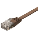 カテゴリー６対応　スーパーフラットＬＡＮケーブル　ブラウン　３ｍ　ＧＨ－ＣＢＥＳＦ６－３ＭＢＷ　■お取り寄せ品