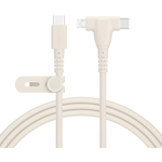 ＭＯＴＴＥＲＵ　２ｉｎ１シリコンケーブル　２ｍ　アーモンドミルク　ＭＯＴ－２ＩＮ１Ｇ２００－ＡＭ　■お取り寄せ品