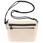 防水サコッシュ／カラビナ付属／ＩＰＸ５／マチ付き／ショルダーストラップ付き／ベージュ　■お取り寄せ品