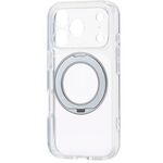 ｉＰｈｏｎｅ　１７　Ｐｒｏ／ハイブリッドケース／極限／ＭＡＧＫＥＥＰ／スタンド／シルバー　■お取り寄せ品