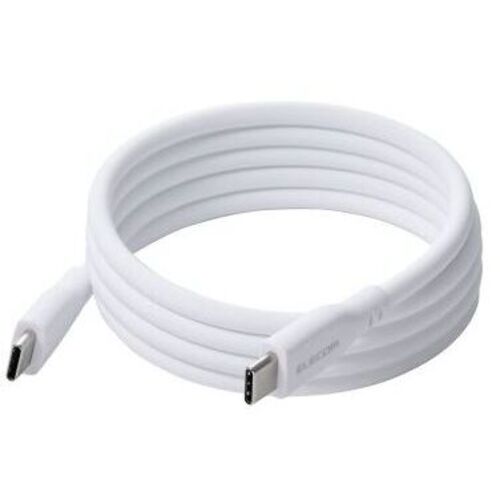 ＵＳＢ　Ｔｙｐｅ－Ｃケーブル／まとまる／シリコン／１．０ｍ／ホワイト　ＭＰＡ－ＣＣＴＭＧＳ１０ＷＨ　■お取り寄せ品