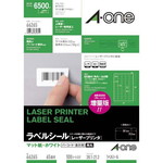 紙ラベル　レーザー用　６５面四辺余白角丸　１００枚