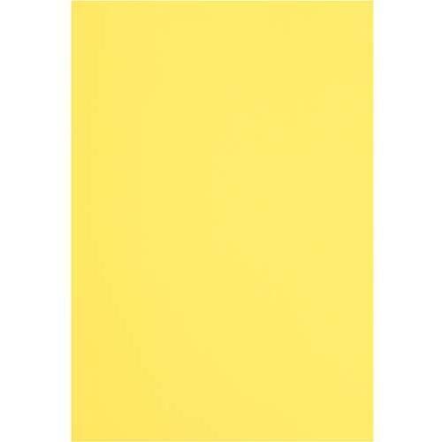 色画用紙　四つ切　黄　５枚