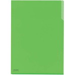 クリヤーホルダー１０　ＰＰ　Ａ４　黄緑×５冊