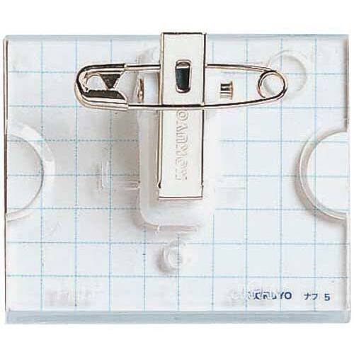 Ｕ型名札　４０×５０ｍｍピン・クリップ両用型５０個