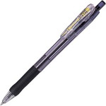 ノック式タプリクリップボールペン１．０ｍｍ黒１０本