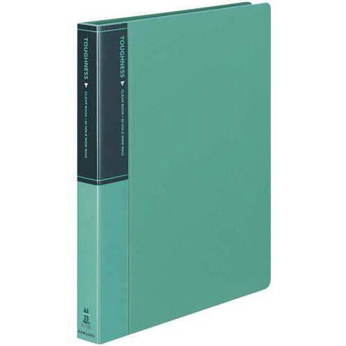 クリヤーブックタフネス替紙Ａ４背幅３３ｍｍ緑&times;１０