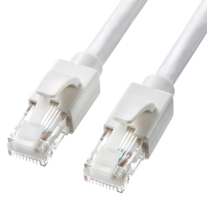 カテゴリ６Ａ　ＬＡＮケーブル（ホワイト・５ｍ）　ＫＢ－Ｔ６ＡＴＳ－０５Ｗ　■お取り寄せ品
