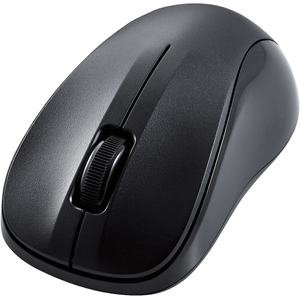 マウス／Ｂｌｕｅｔｏｏｔｈ／ＩＲ　ＬＥＤ／３ボタン／Ｓサイズ／抗菌／静音／ブラック　■お取り寄せ品