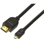 ＨＩＧＨ　ＳＰＥＥＤ　ＨＤＭＩ　マイクロ端子ケーブル　１ｍ　ＤＬＣ－ＨＥＵ１０Ａ　■お取り寄せ品