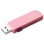 ＩＬＭＦ／ＵＳＢメモリー／ＵＳＢ５Ｇｂｐｓ対応／スライドシャッター式／３２ＧＢ／ピンク　■お取り寄せ品