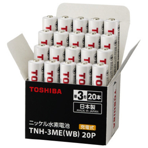 ニッケル水素充電池　標準　単３形（２０本入）
