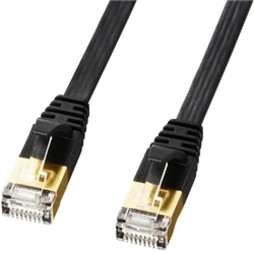 ＣＡＴ７ウルトラフラットＬＡＮケーブル（１５ｍ・ブラック）　ＫＢ－ＦＬＵ７－１５ＢＫ　■お取り寄せ品