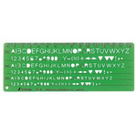 テンプレート　ＴＥ－５　英数字記号定規