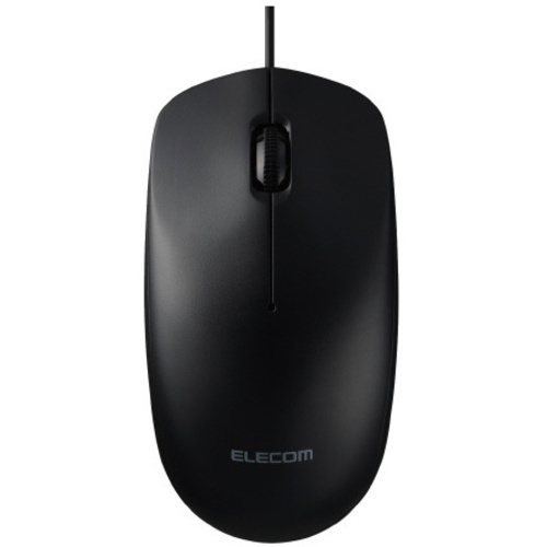 シンプルマウス　有線　３ボタン　黒