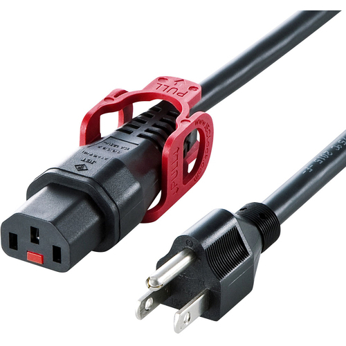 抜け防止ロック式電源コード　ロックプラス（１ｍ）　ＡＰＷ１５－５１５Ｃ１３ＬＰ－１０　■お取り寄せ品