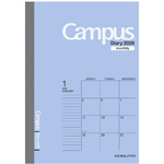 キャンパス　ダイアリー　Ｂ６　マンスリーブルー