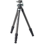 中型カーボン三脚　カルマーニュ　Ｎ５４３　ＭＴ　自由雲台付　４段　ＣＭ－Ｎ５４３ＭＴ　■お取り寄せ品