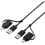 リンクケーブル／ＵＳＢ４８０Ｍｂｐｓ／ＵＳＢ－Ａ・Ｔｙｐｅ－Ｃ／１．５ｍ　ＵＣ－ＴＶ７ＢＫ　■お取り寄せ品