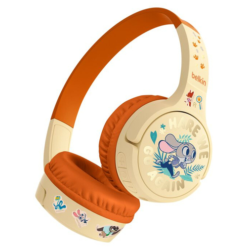 ＳｏｕｎｄＦｏｒｍ　Ｍｉｎｉ　子供用ワイヤレスヘッドホン　ズートピア　ＡＵＤ００２ｑｃＯＧＶ３－ＤＹ　■２営業日内届
