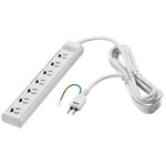 ３ピン式　７個口　５ｍ　常時　通電スイッチ付　【お取り寄せ品】１４営業日以内届