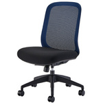 マイクチェア　ヘッドなし　ネイビー