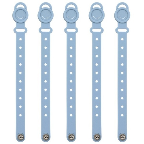 ＭＯＴ　マグネット式シリコンケーブルバンド　５本　ブルーグレー　ＭＯＴ－ＣＢＢＡＮＤ０７－ＢＬ　■お取り寄せ品