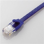 ＣＡＴ６Ａ準拠　ＧｉｇａｂｉｔフラットＬＡＮケーブル　０．３ｍ（ブルーメタリック）　■お取り寄せ品