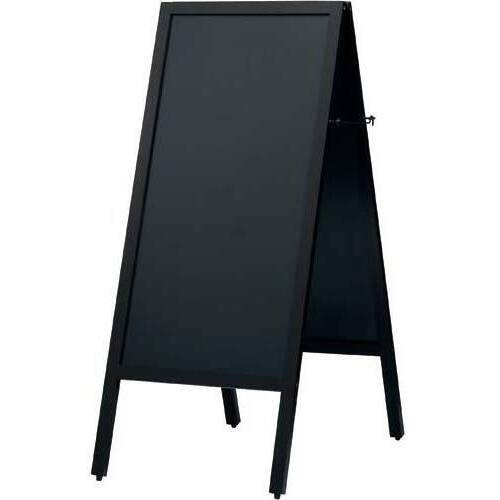 Ａ型スタンド黒板　スリム　ダークブラウン　幅４５０