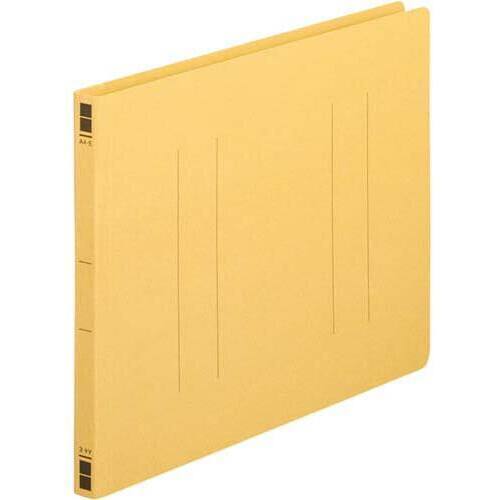 フラットファイル樹脂とじ具　Ａ４横　黄　１０冊