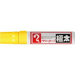 油性マーカー　マジックインキ　極太　黄