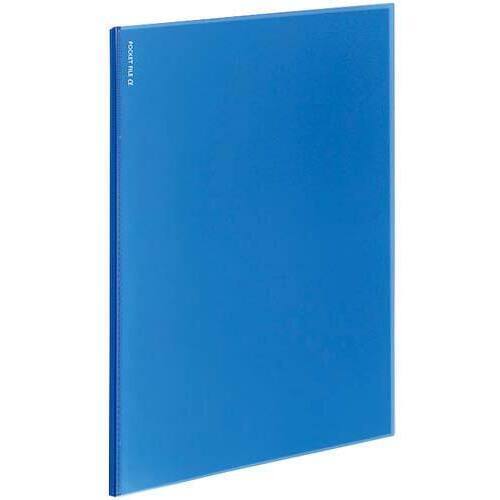 ポケットファイル&alpha;１２Ｐ＜ノビータ&alpha;＞青１０冊