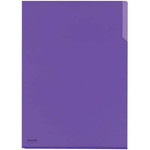 クリヤーホルダー１０　ＰＰ　Ａ４　紫×５冊
