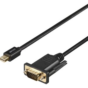 ｍｉｎｉＤＰ－ＶＧＡ　変換ケーブル　２ｍ　ブラック　ＢＭＤＰＶＧ２０ＢＫ　■お取り寄せ品