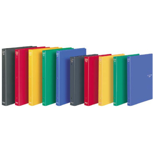 クリヤーブック替紙式Ｂ５縦２６穴１８枚ポケット　緑