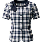 ネイビーオーバーブラウス　７号　ＡＲ７６０１－１